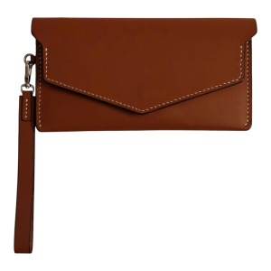 classic clutch wallet tan front 3